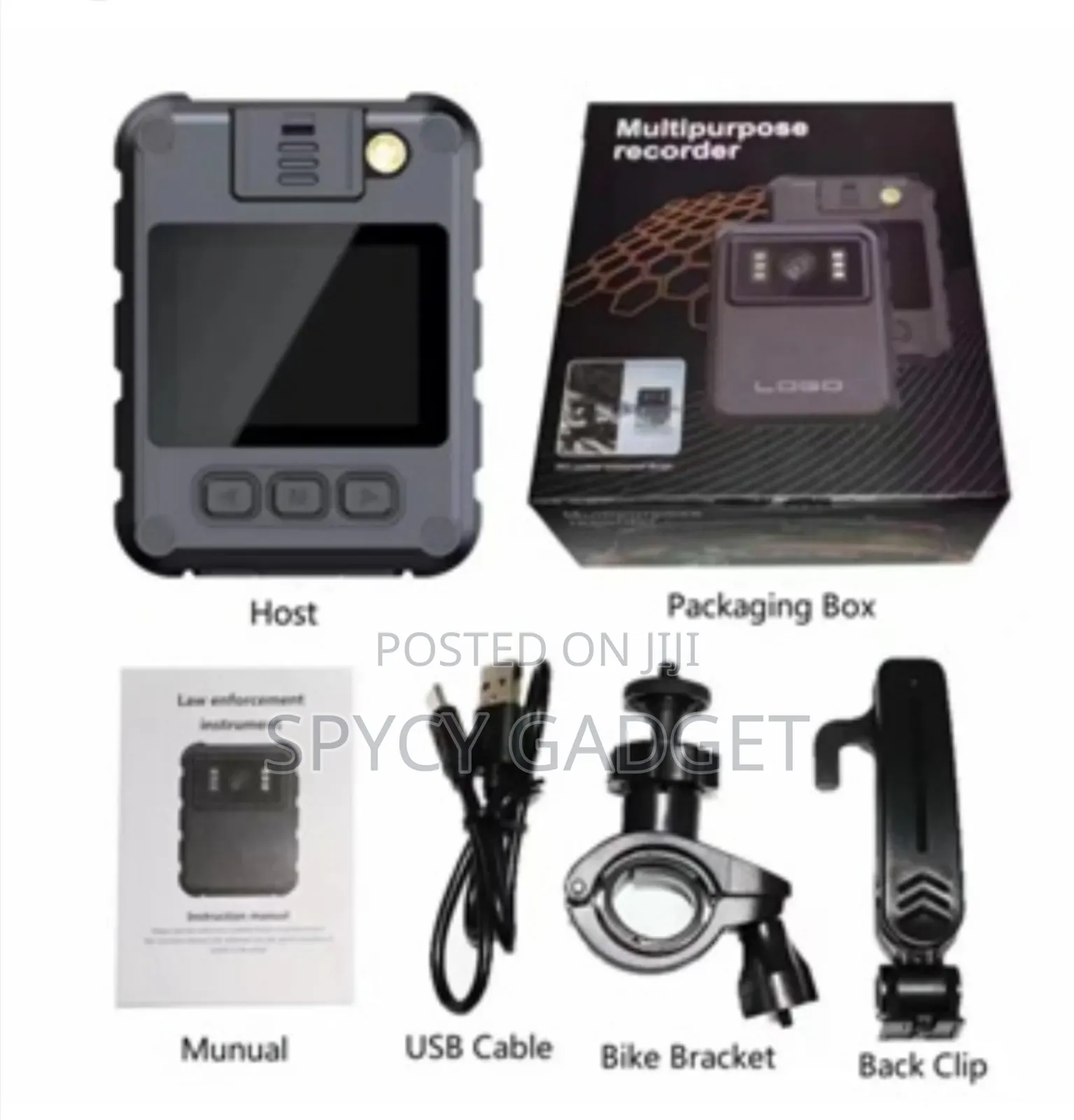 Multipurpose Body Camera HD Wi-Fi Recorder