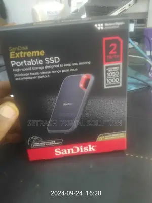 Sandisk 2tb Extreme Portable SSD - Up to 1050mb/S - Usb-C