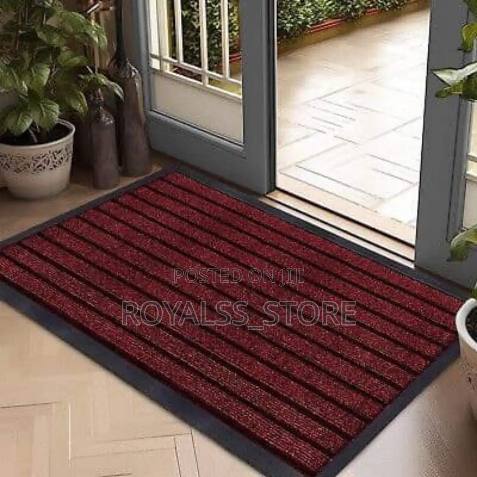 Multi Color Grass Design Door Mat