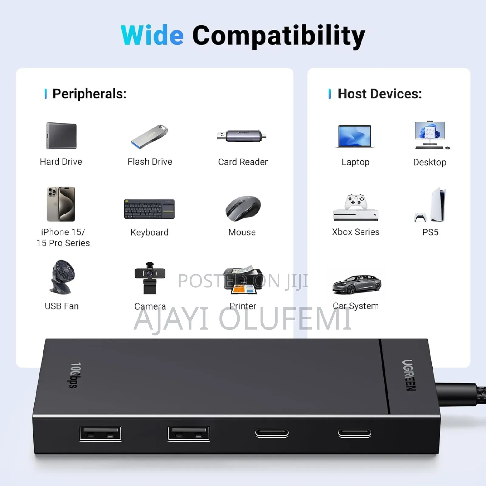 Ugreen USB C 3.2 Hub (10gbps)
