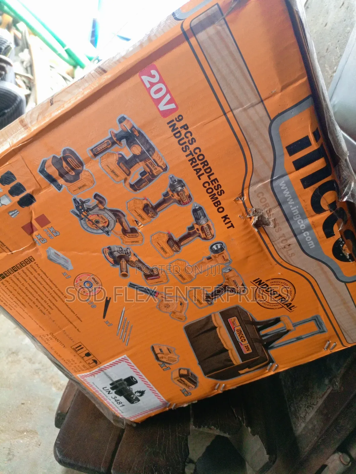9in1 20v Combo Kit Ingco Machines