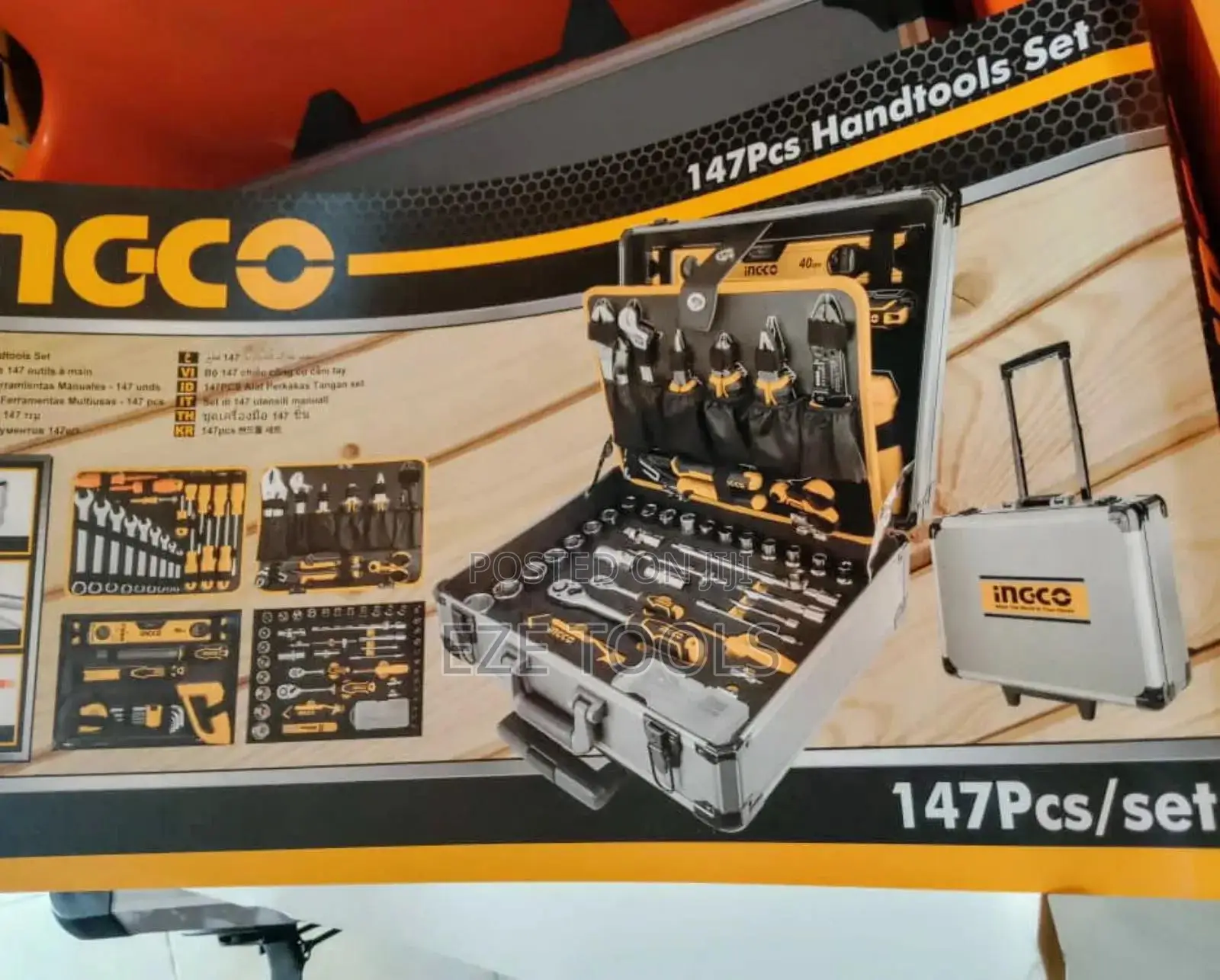 Complete Ingco Toolsbox 147pcs