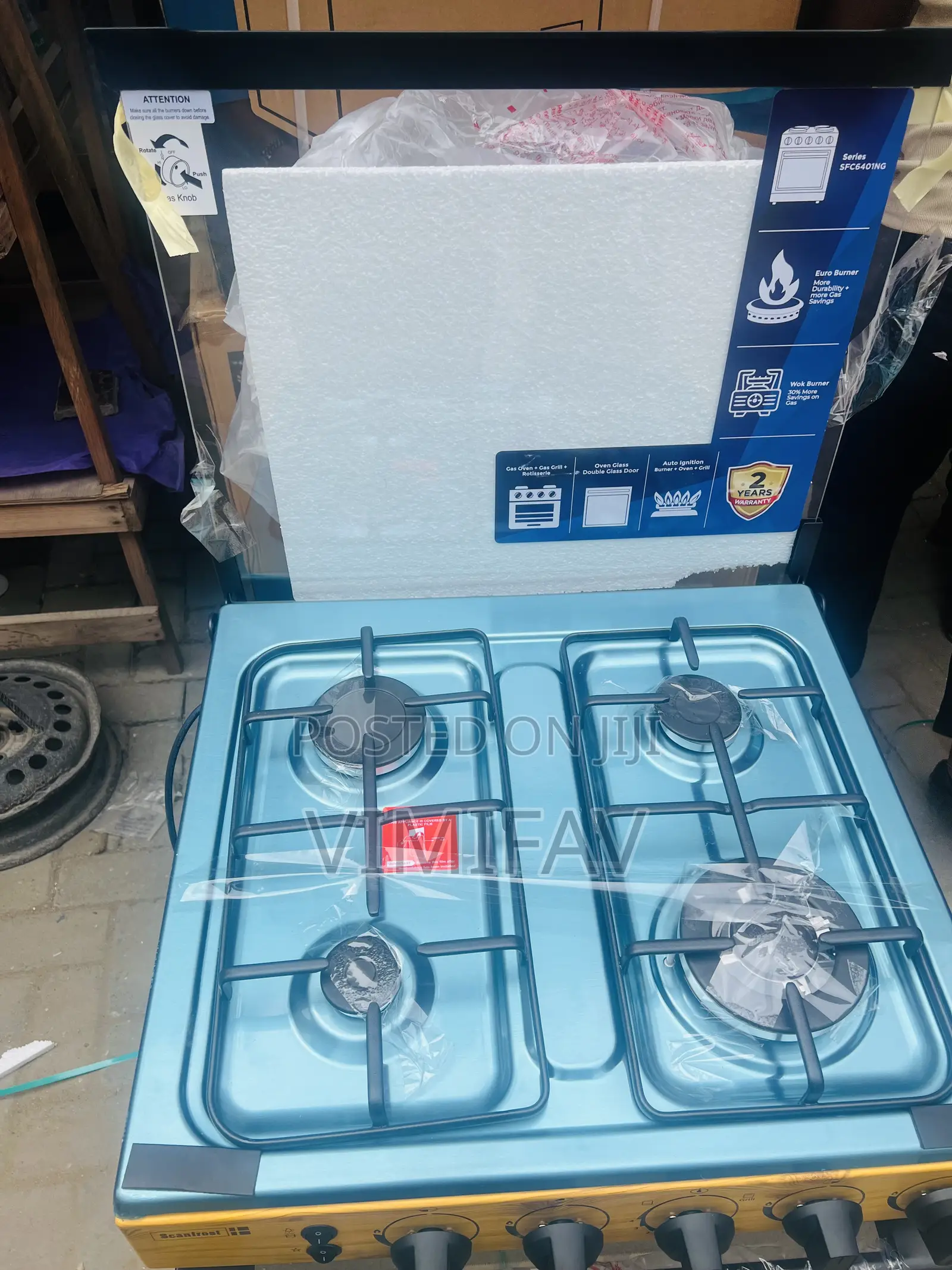 Scanforst 60/60 All Gas Cooker