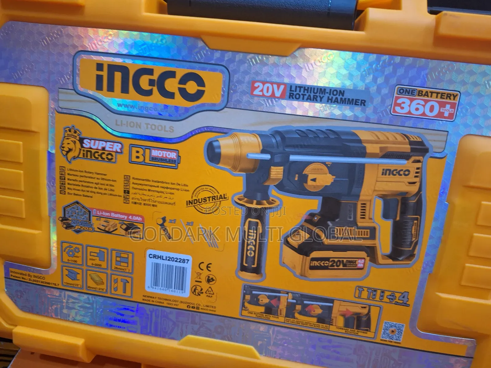 Lithium-Ion Rotary Hammer 20v