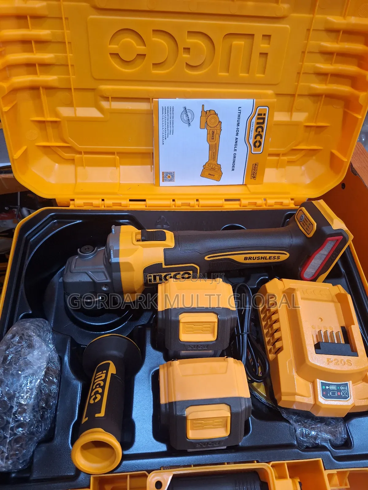 20v Lithium-Ion Angle Grinder