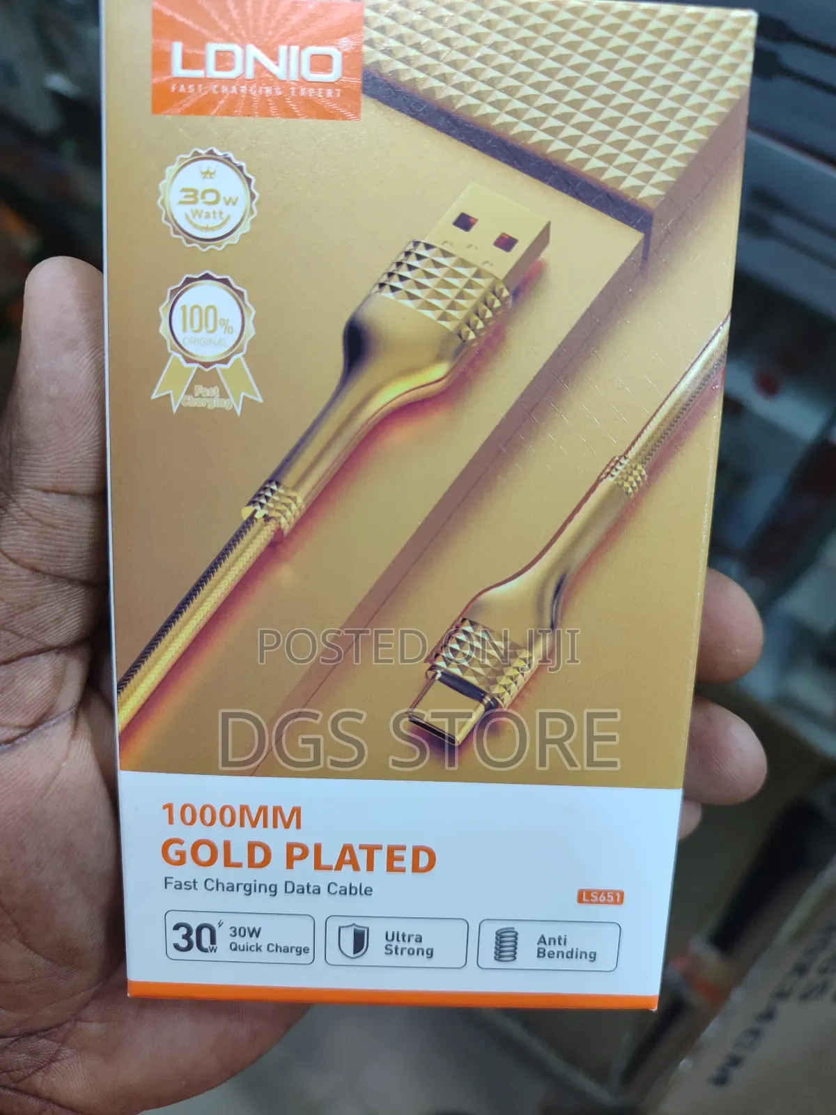 Ldnio Ls651 1m Gold Plated Type C
