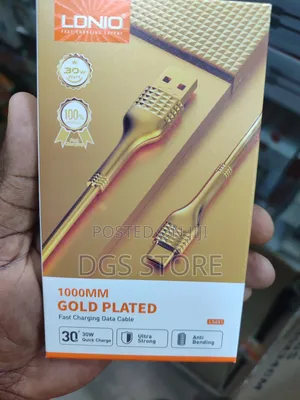 Photo - Ldnio Ls651 1m Gold Plated Type C
