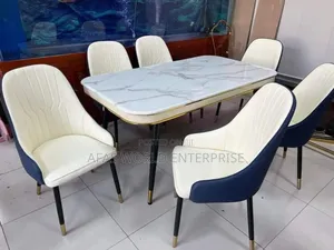 Marble Dining Table With Six Chairs