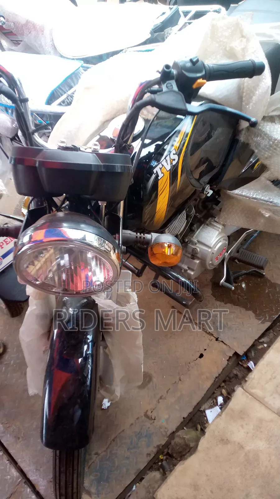 New TVS HLX Plus ES 2019 Black