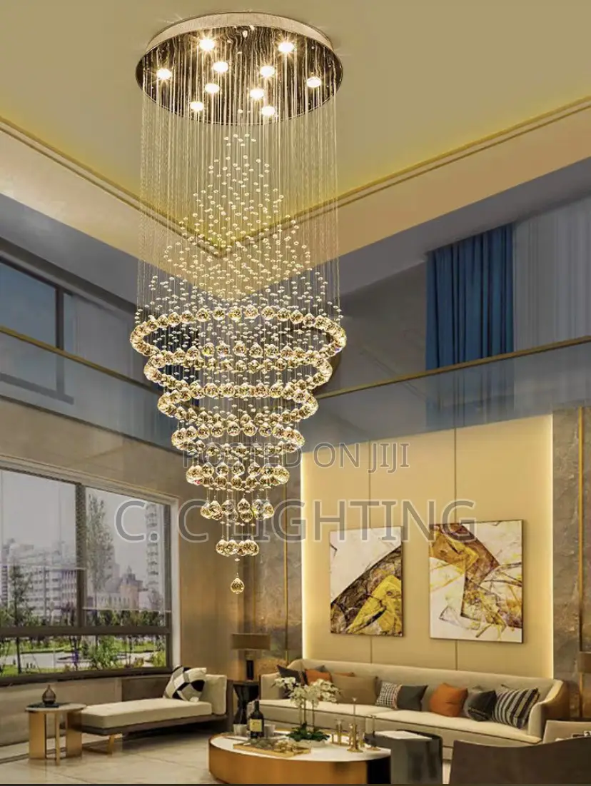 Led Dropping Rain Chandelier