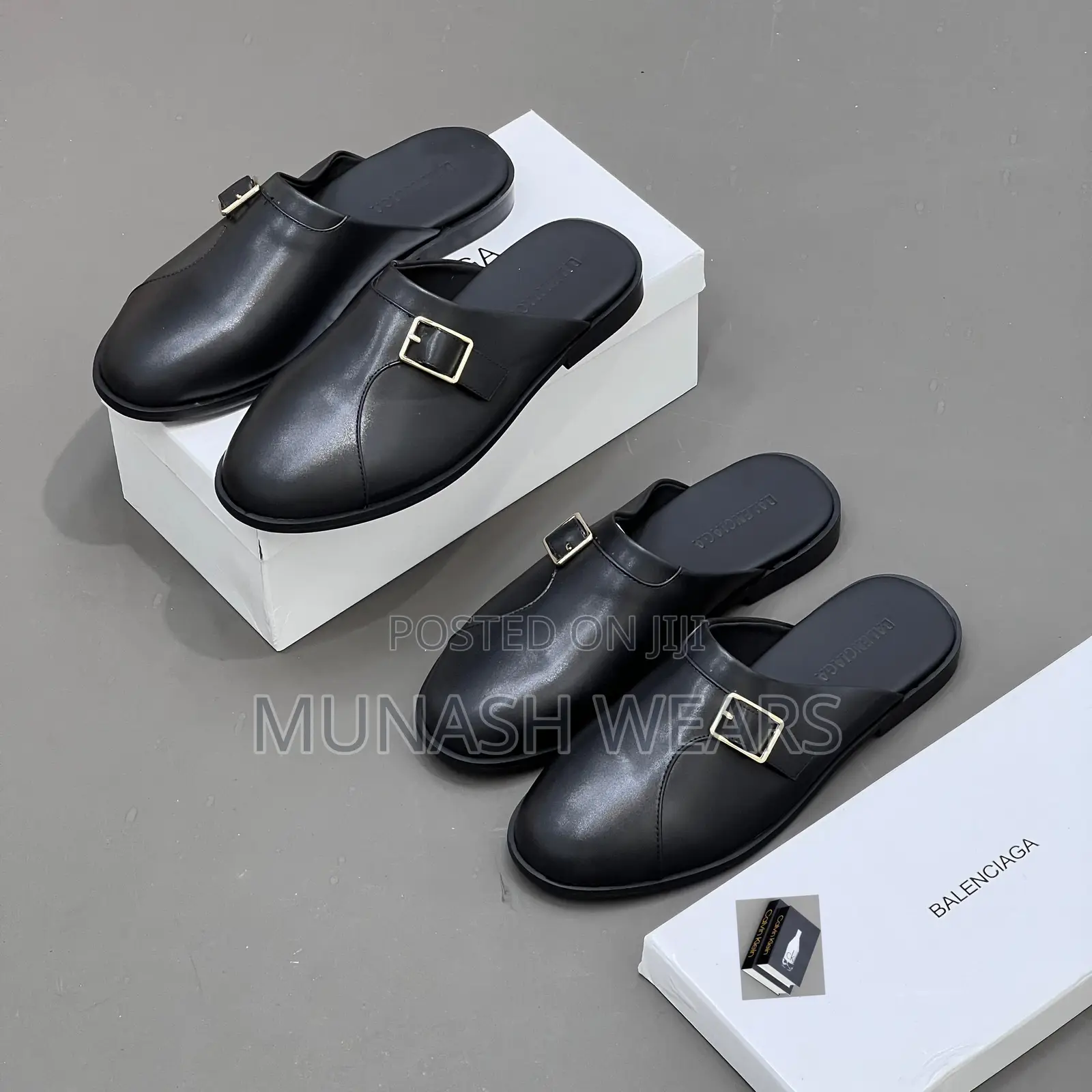 BALENCIAGA Leather Half Shoe
