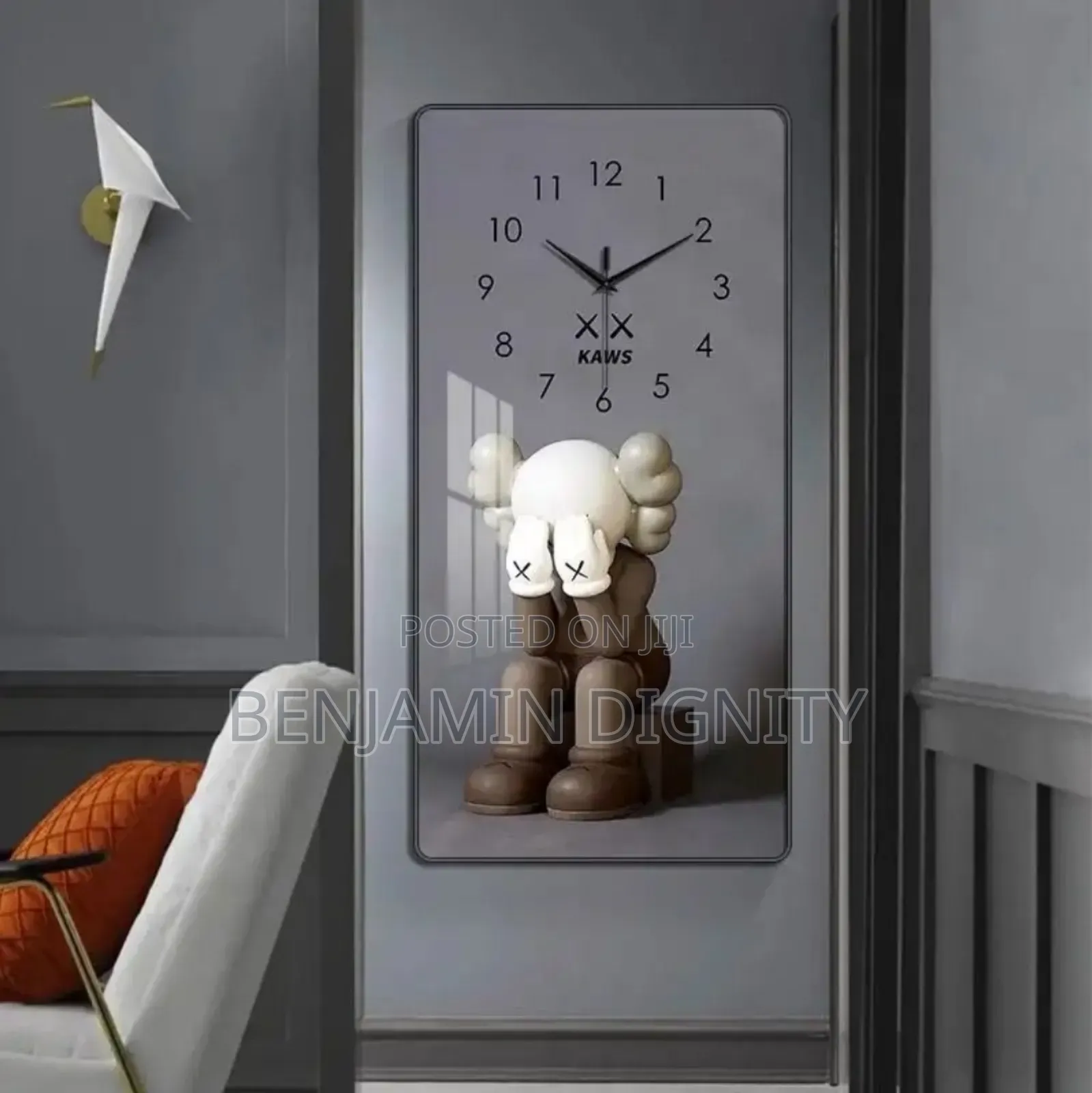 Big Led Artistic Picture Frame With Clock