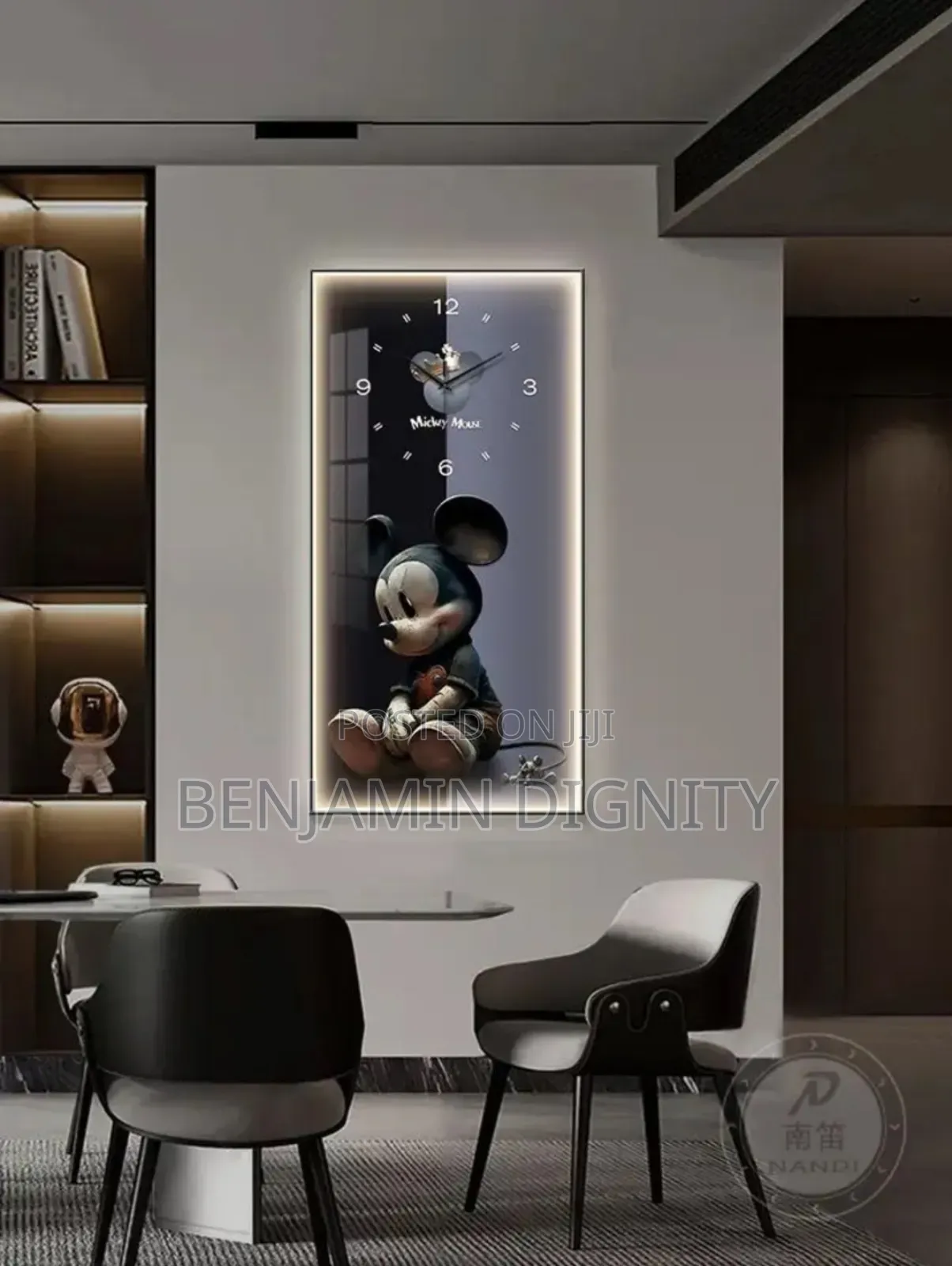 Big Led Artistic Picture Frame With Clock