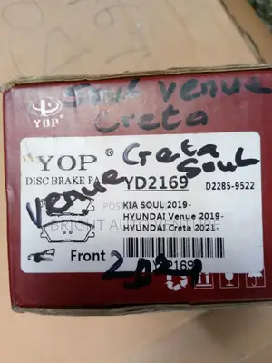 Front Break Pads Kia Soul, Hyundai Venue, Creta