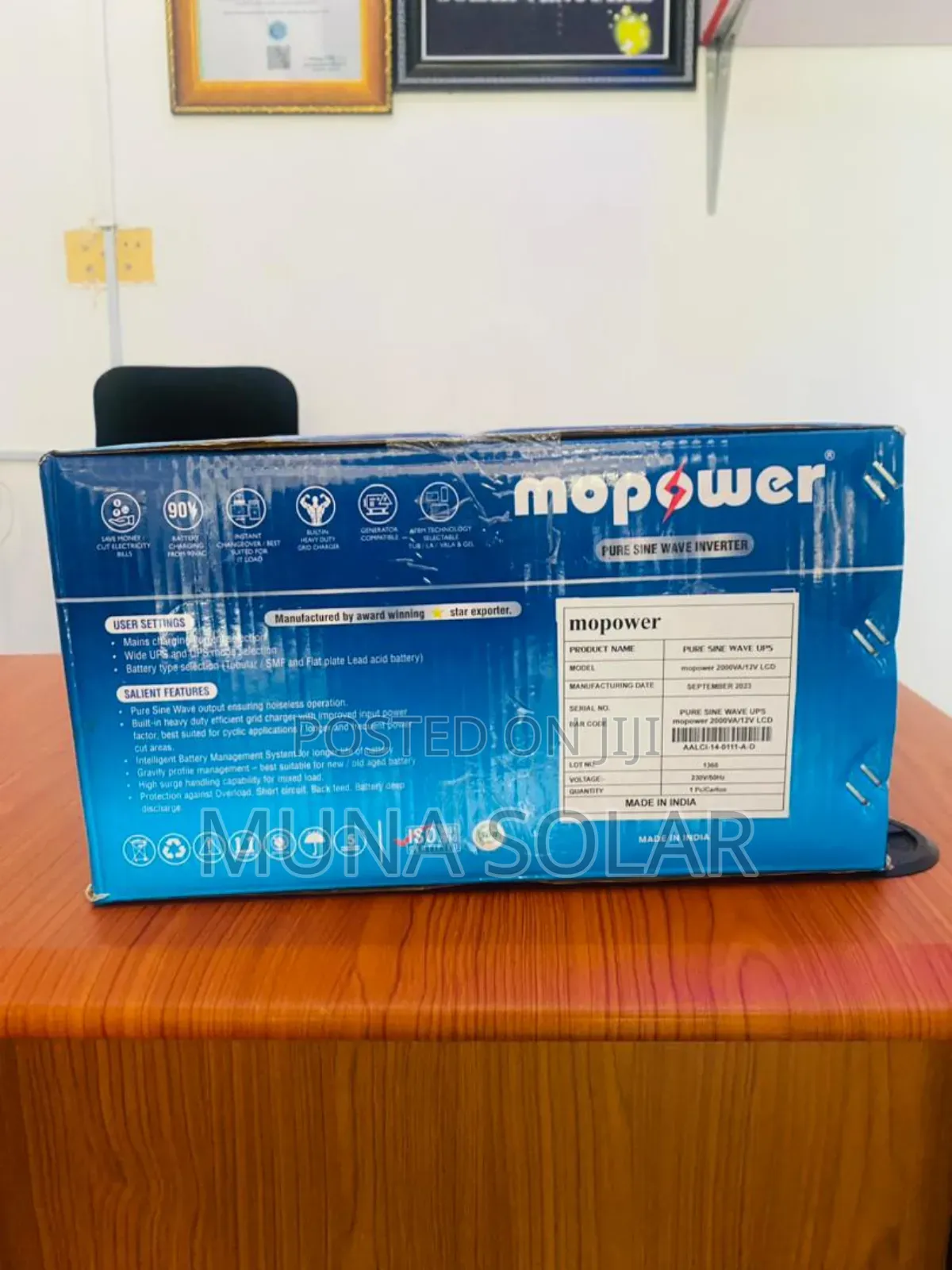 2kva 12v Mopower Solar Inverter