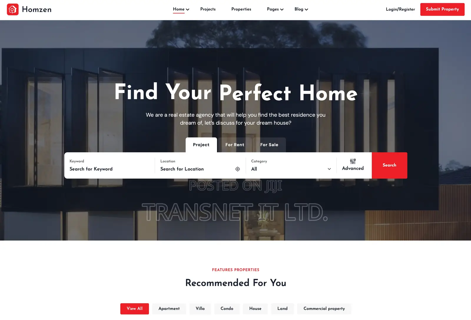 Professional Real Estate Website Design