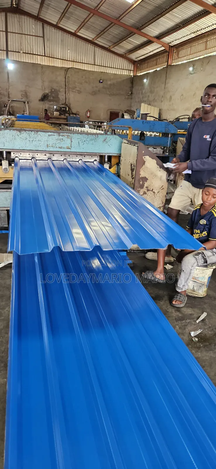 Long Span Roofing 0.45mm Deep Blue