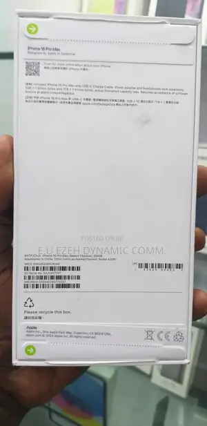 New Apple iPhone 16 Pro Max 256 GB