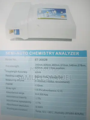 Semi Automatic Chemistry Analyzer (ST-3000M)