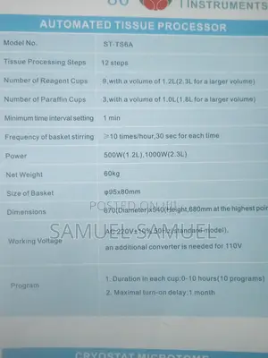 Automated Tissue Process (ST-TS6A)