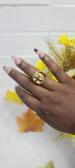 Quality Steel Gold Ring