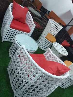 Quality White Rattan Set.
