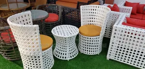Quality White Color Rattan Set