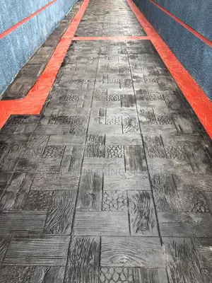Stamped Concrete,Color Oxide,Acrylic Sealant