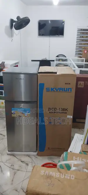 Authentic Skyrun Refrigerator < Double Door , Top Freezer 