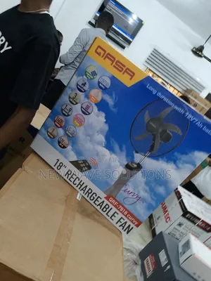 Photo - The Trending Qasa Rechargeable 18 Inches Standing Fan
