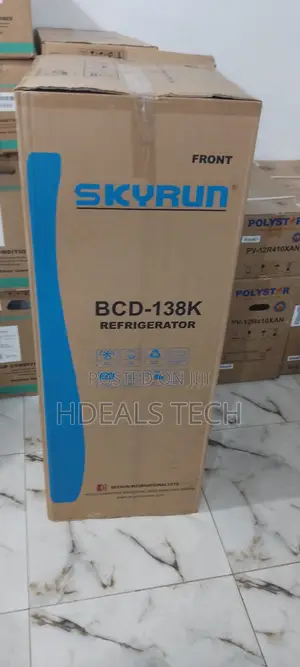 BCD- Skyrun Fridge 138L (Silver)