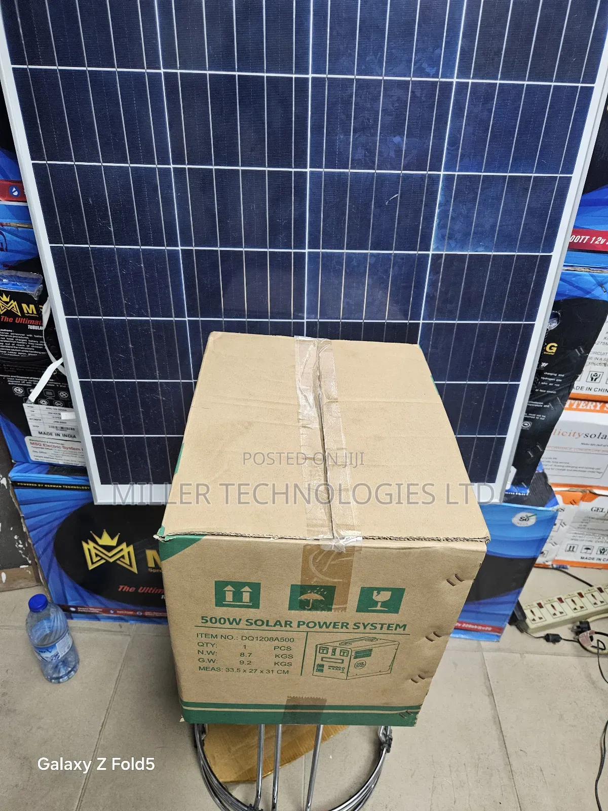 500w Solar Generator 90w Solar Panel Strong Reliable