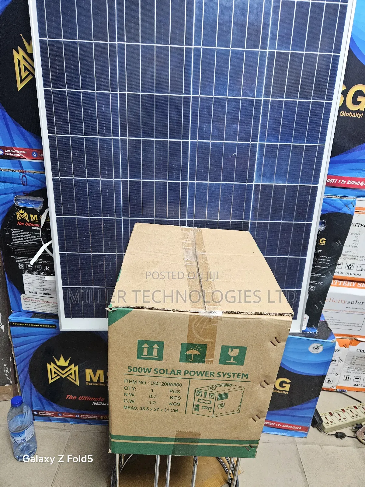 500w Solar Generator 90w Solar Panel Strong Reliable