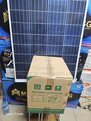 500w Solar Generator 90w Solar Panel Strong Reliable