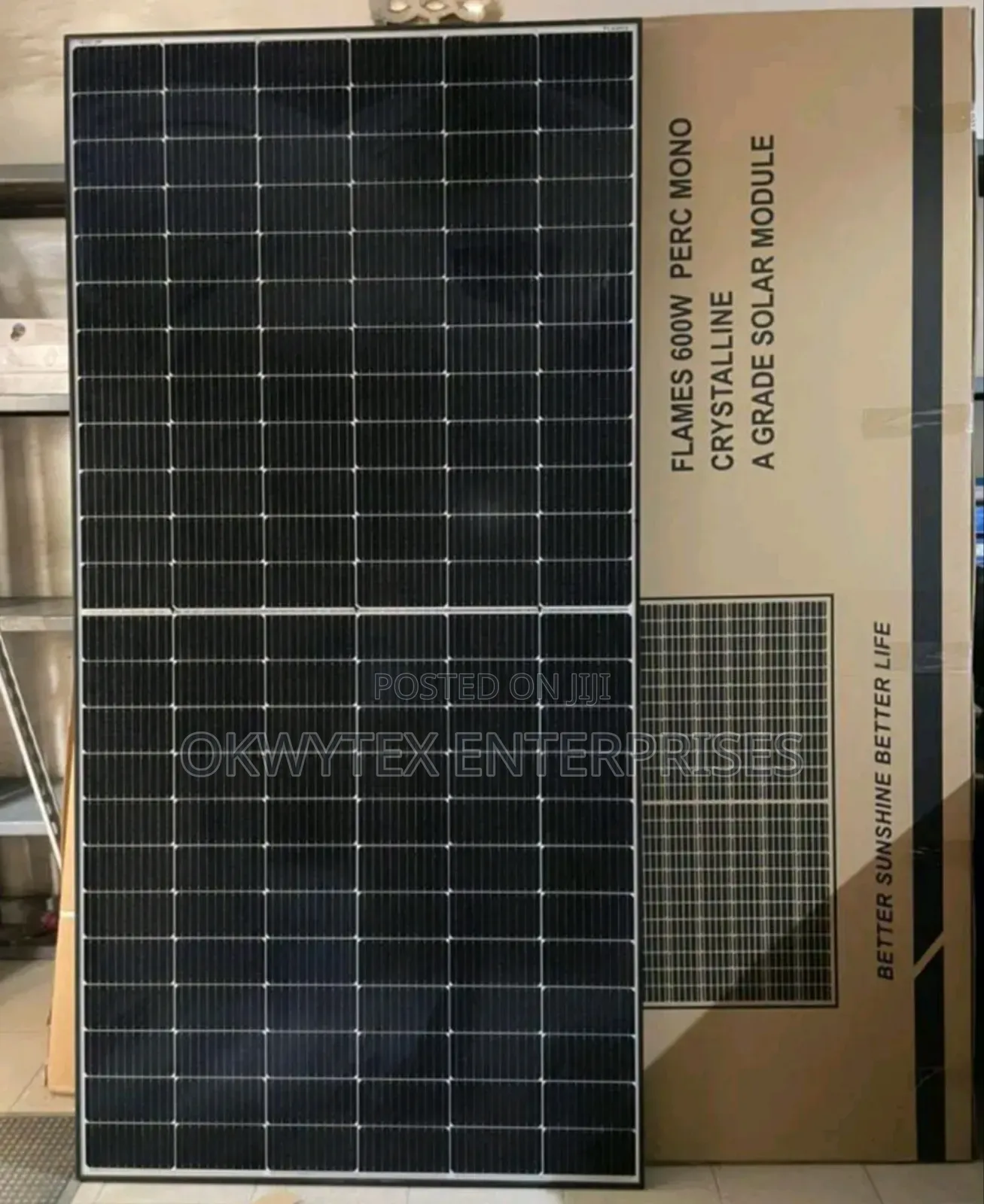 600watts Mono Crystalline Solar Panel