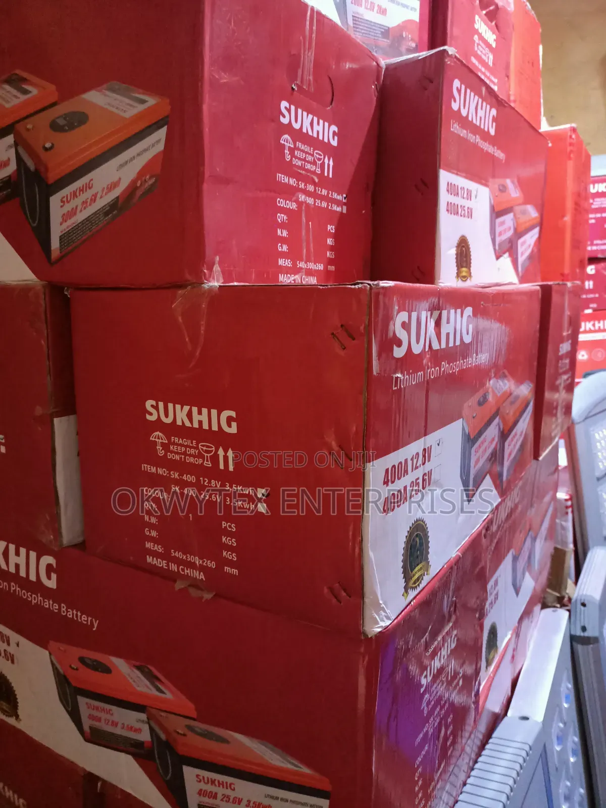 400ah, 3.5kwh Sukhig Lithium Battery
