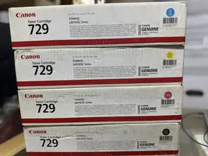 Canon Toner Cartridge 729 ( Cyan, Magenta, Yellow And Black)
