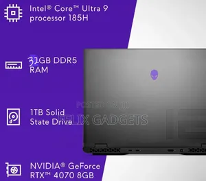 New Laptop Dell Alienware M16 R2 32GB Intel Core Ultra 9 SSD 1T