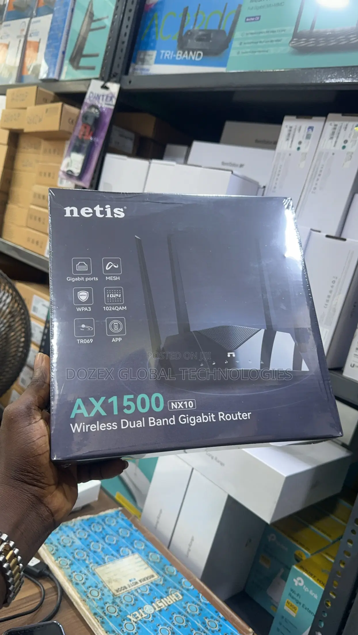 NETIS AX1500 Gigabit Wifi 6 Router