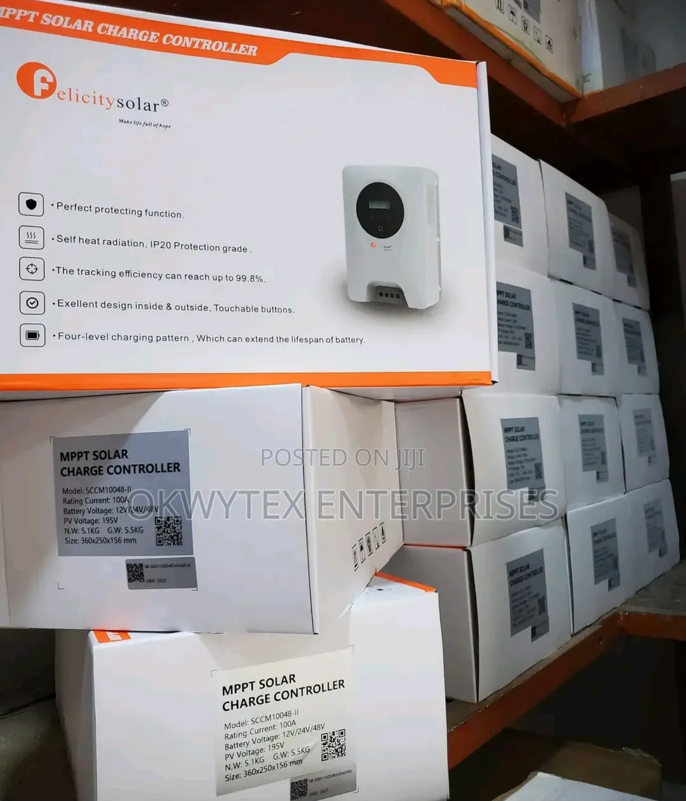 100A Felicity MPPT Charge Controller