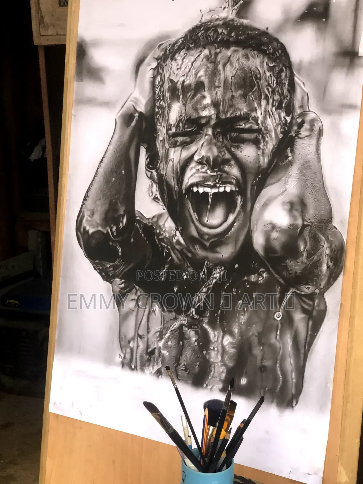 Hyper Realistic Pencil Drawing