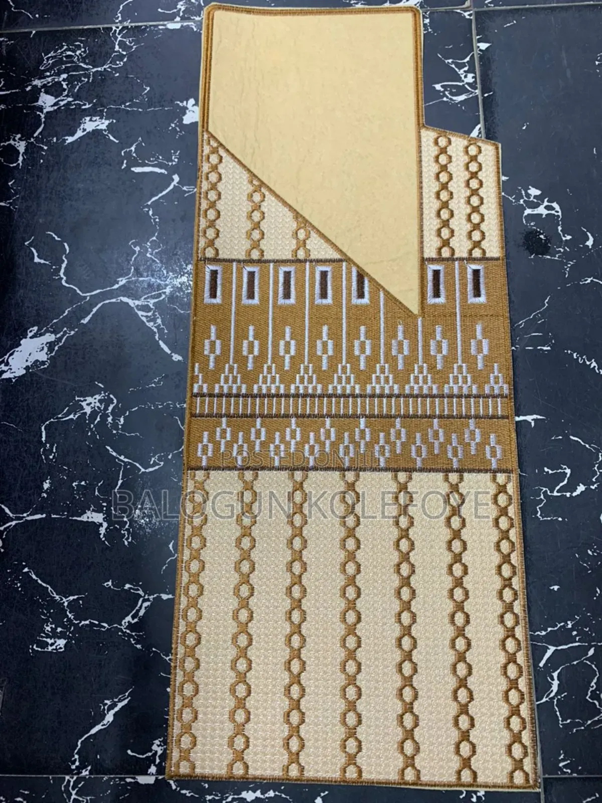 Imported Agbada Monogram Pocket and Flap
