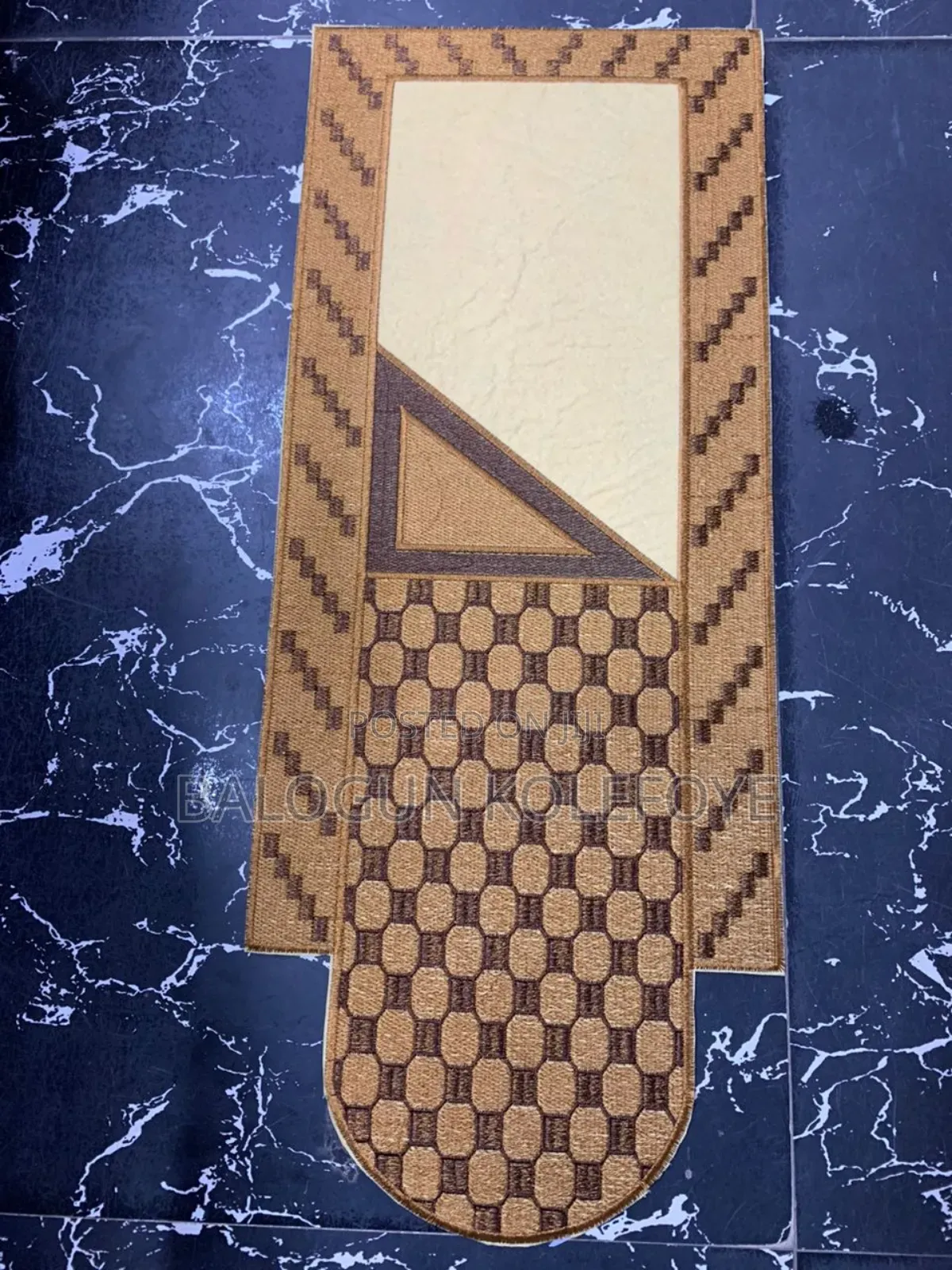 Imported Agbada Monogram Pocket and Flap