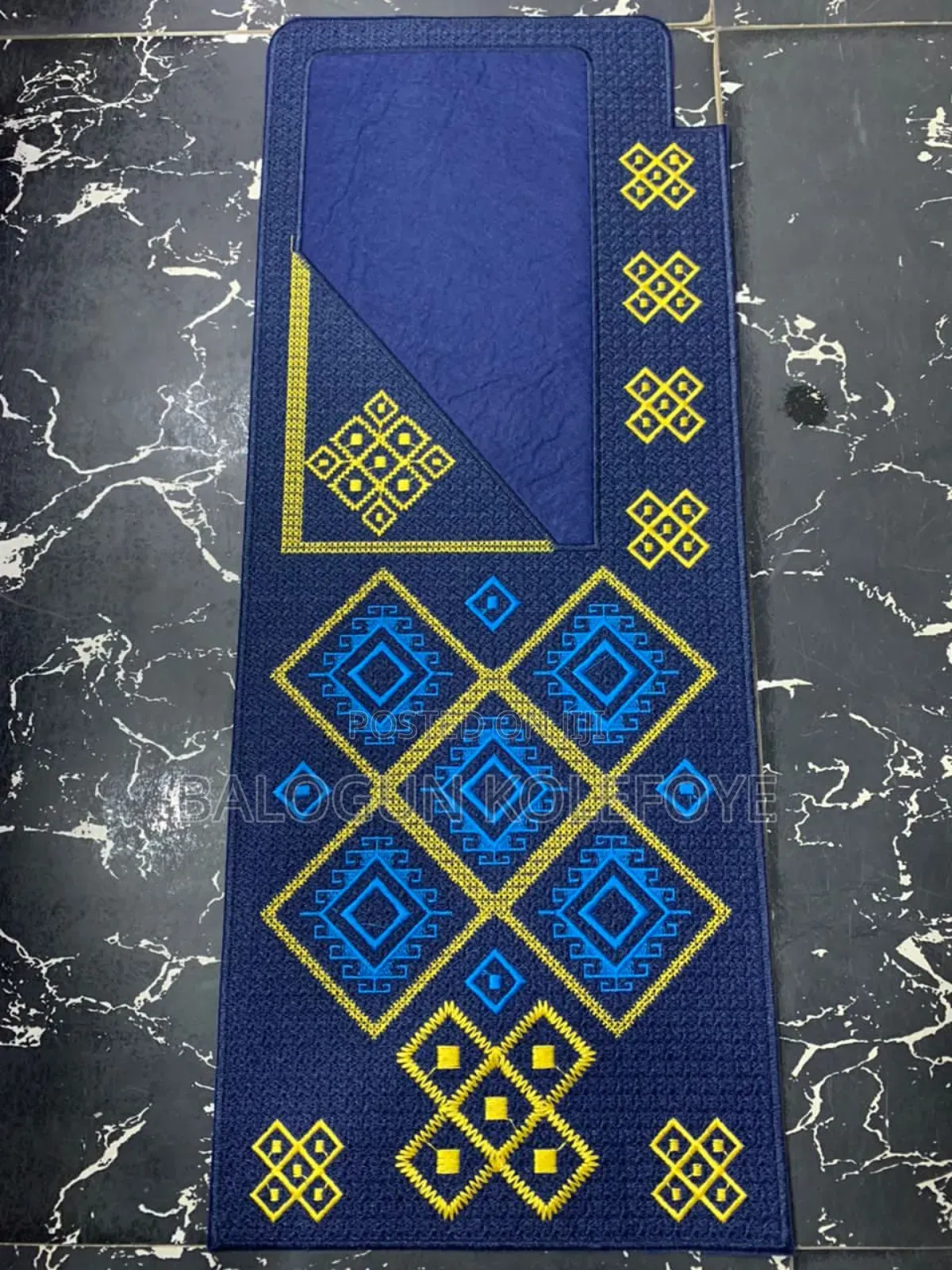 Imported Agbada Monogram Pocket and Flap