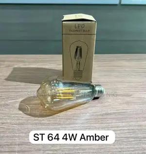 4w Filament Bulb Amber Color