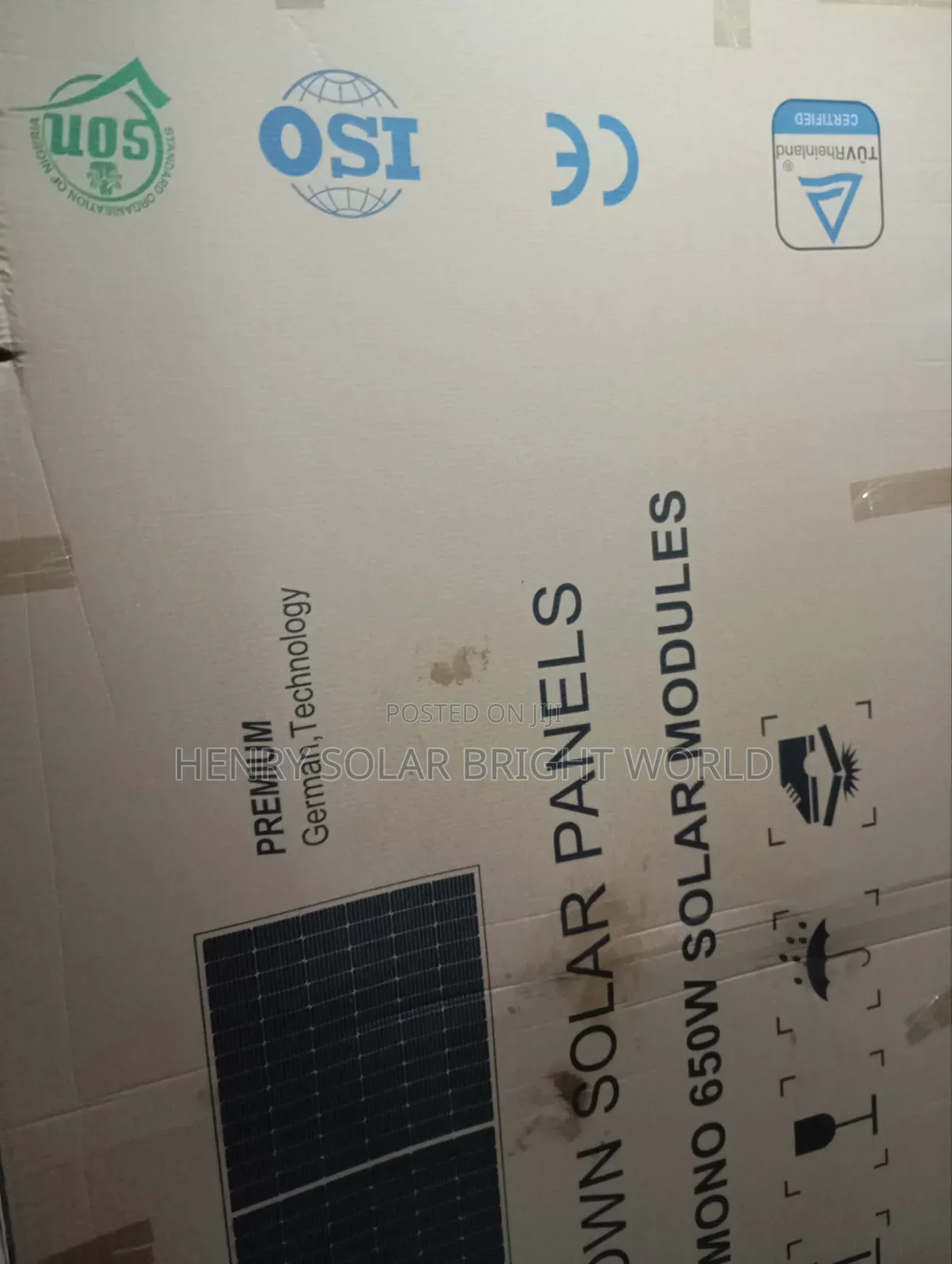 650w Mono Solar Panel Suncrown