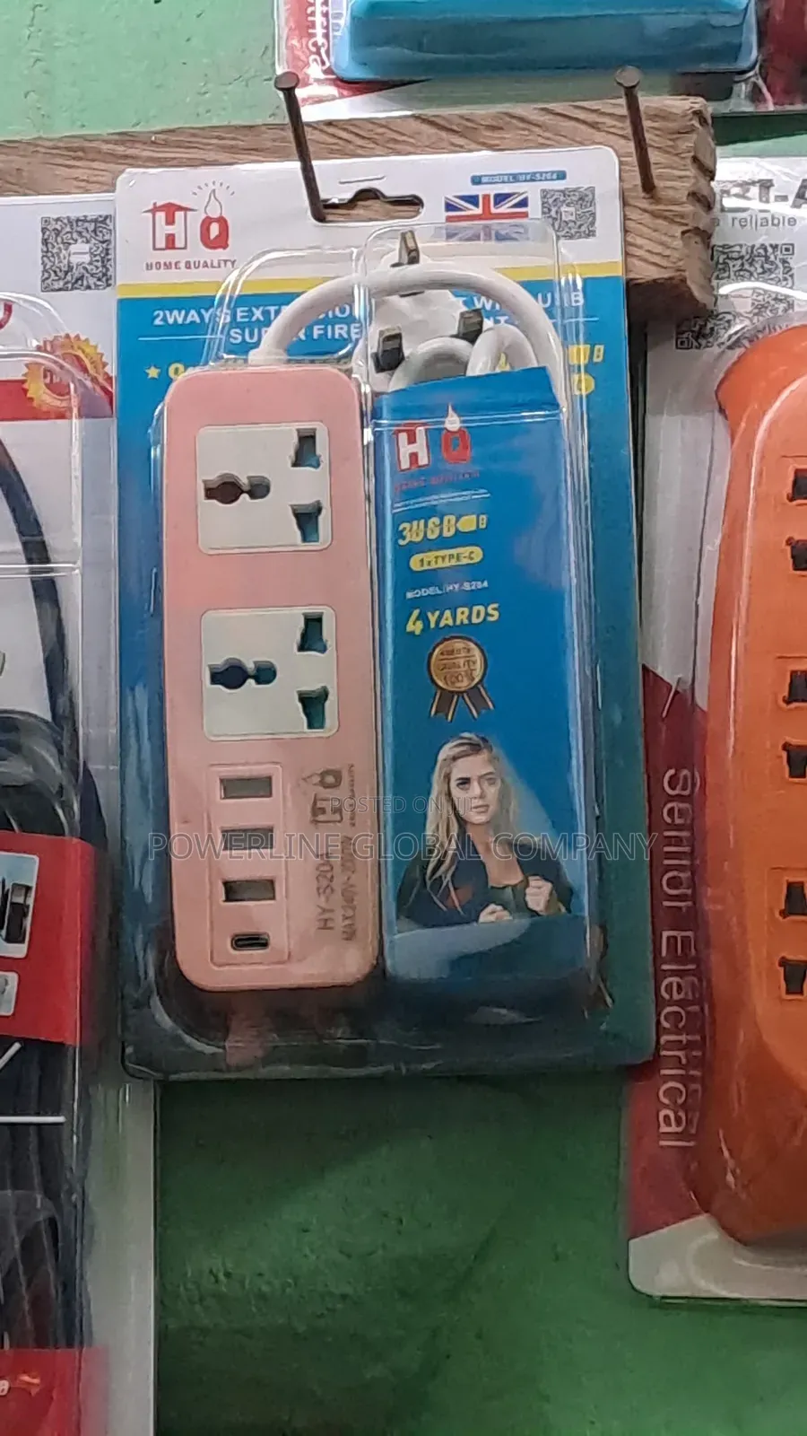 Extension Socket With Usb/ Type C for Homes/ Hotels/ Lounges