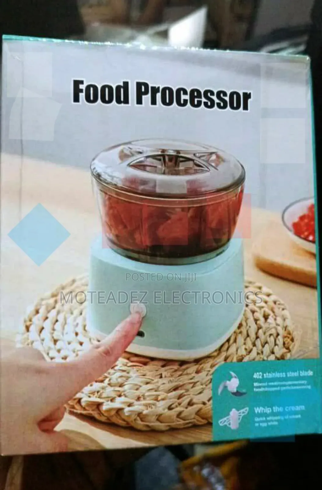 Rechargeable 350ml Portable Food Processor, Chopper, Blender