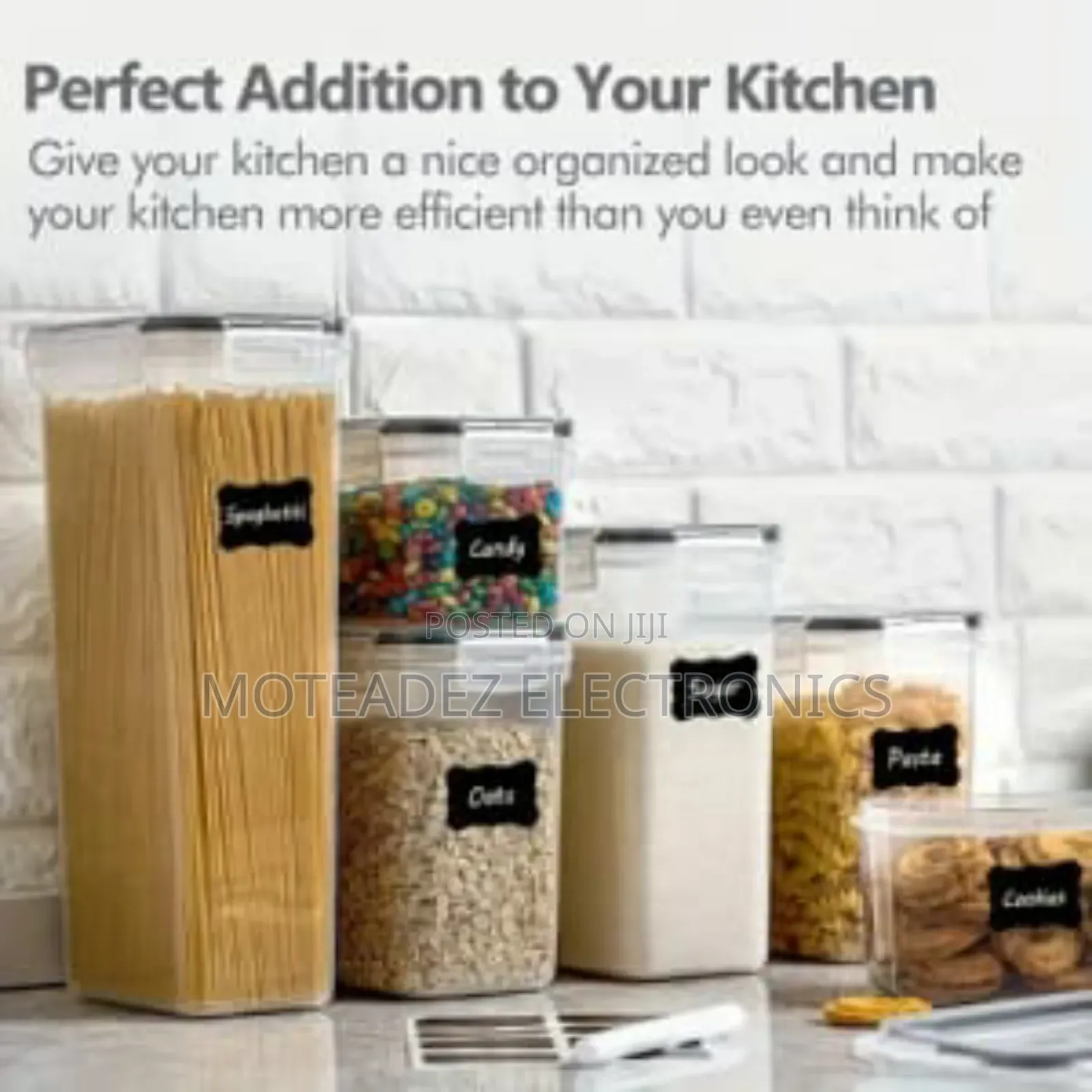 7pcs Airtight Plastic Food Storage Containers With Lids