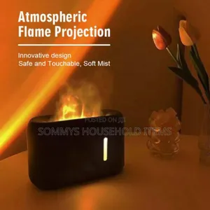 Aroma Diffuser With Flame Humidifier